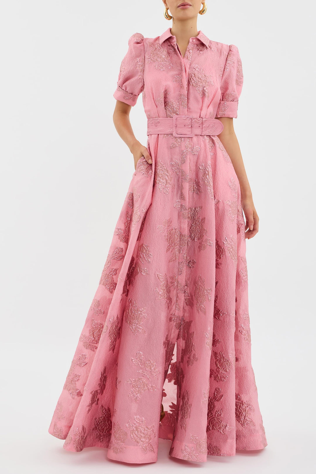 Lotte - Tailliertes Elegantes Blumenkleid