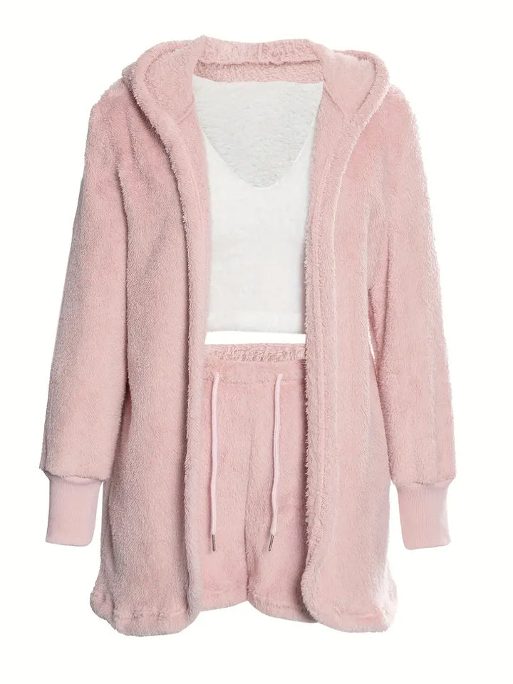 Kuschelige, - weiche Damen Pyjama Set