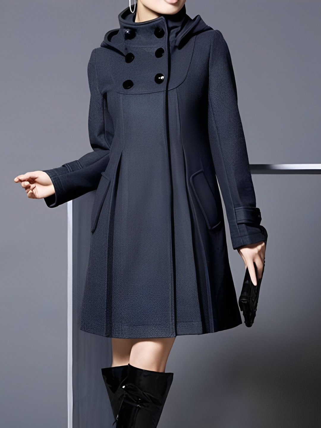 Belgravia - Funnel-Neck Mantel