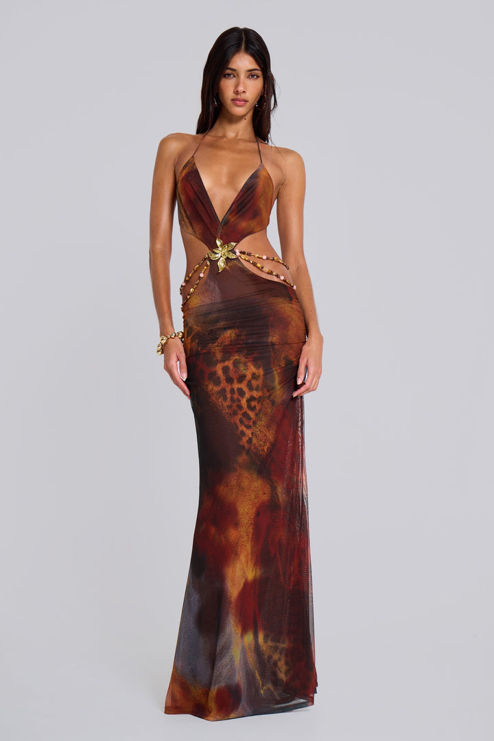 Hestia - Jungle Maxikleid