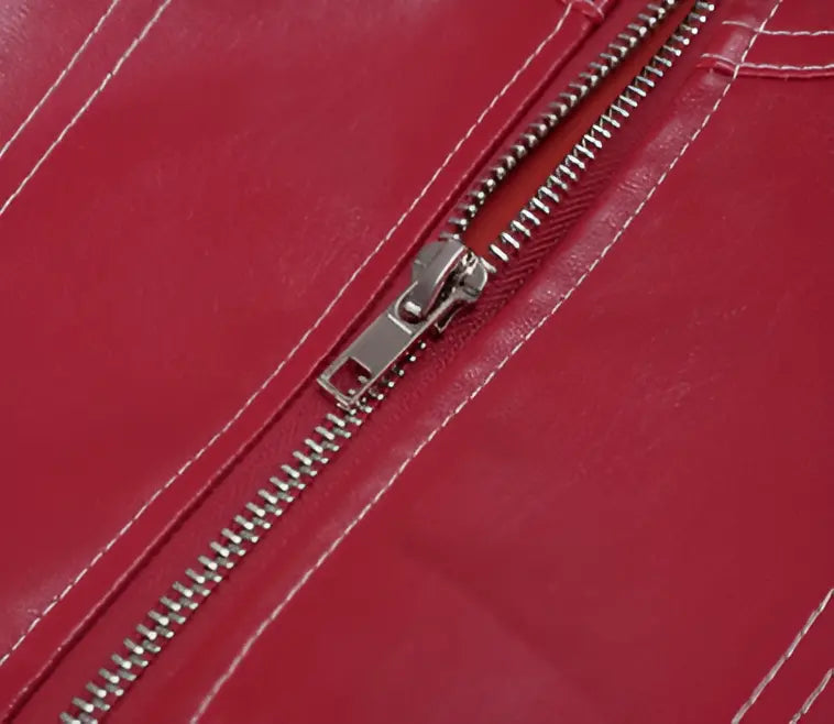 Petra - Lässige Oversized Lederjacke