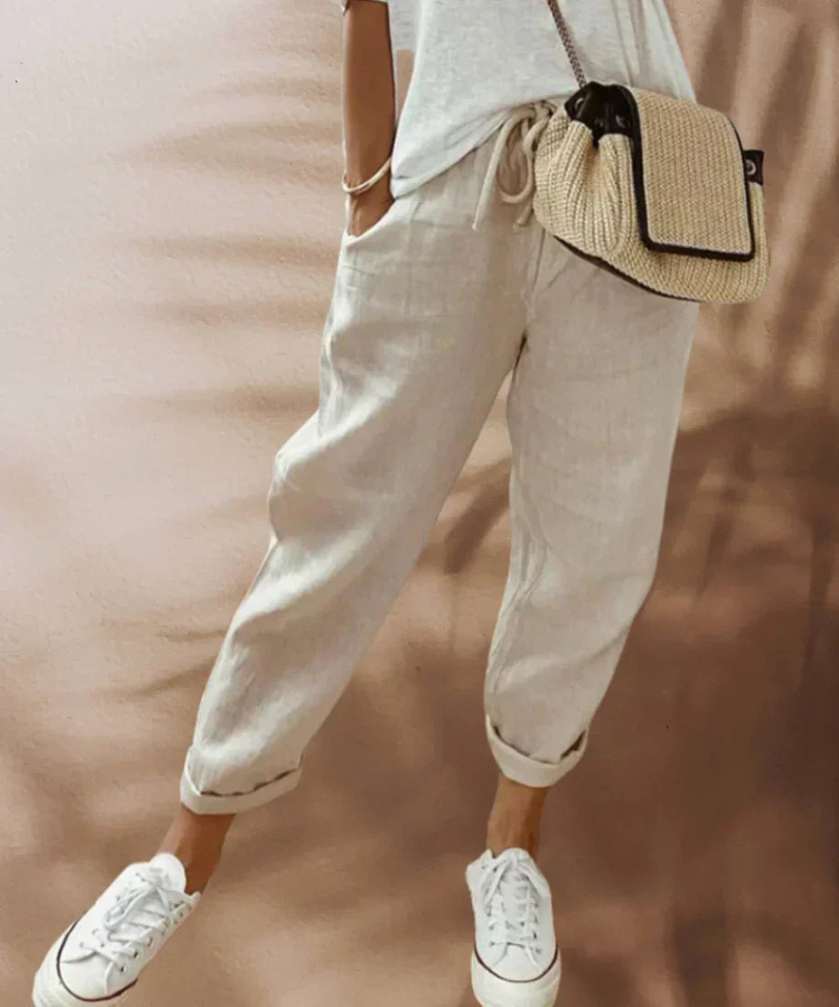 Frankie - Damen Leinenhosen