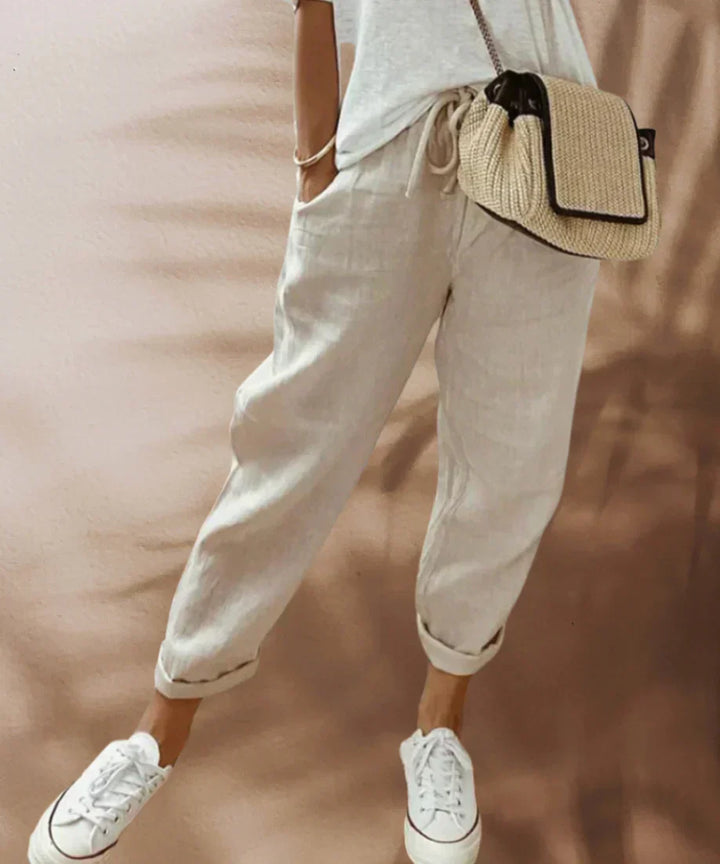 Frankie - Damen Leinenhosen