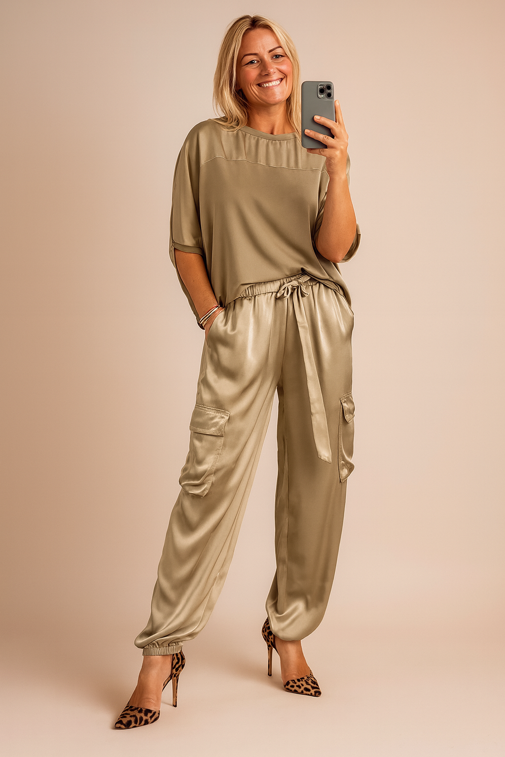 Paige | Elegantes Satin-Set für einen Hauch von Luxus