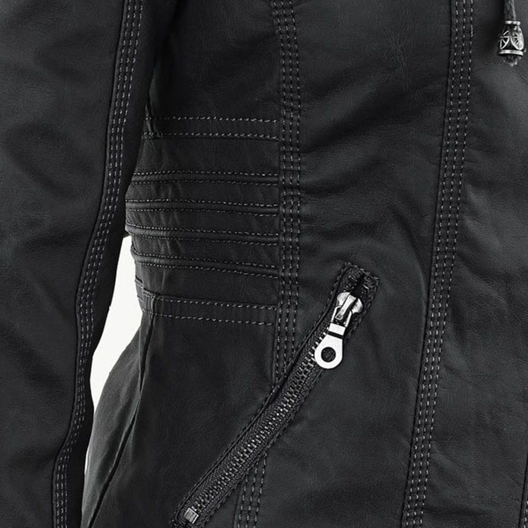 Gia - Leder-Bikerjacke