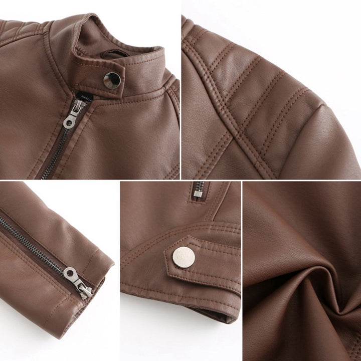 Dannie - Stylische Lederjacke