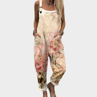 Gertrud - Bequeme Bedruckte Latzhose