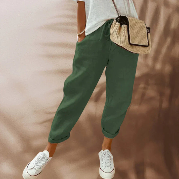 Frankie - Damen Leinenhosen