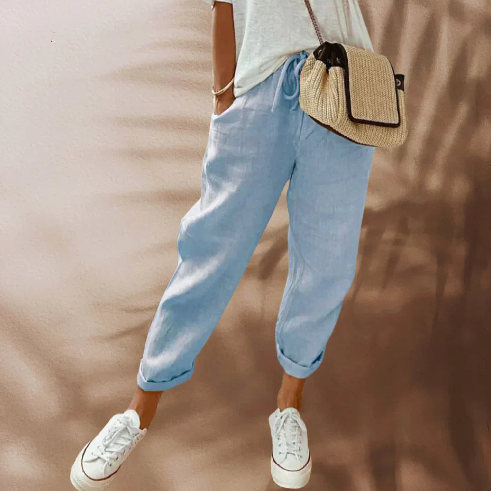 Frankie - Damen Leinenhosen