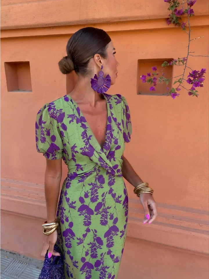 Lieke - Bunte Sommerdruckkleid