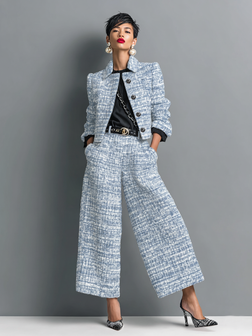 Elegantes Damen Zweiteiler-Set