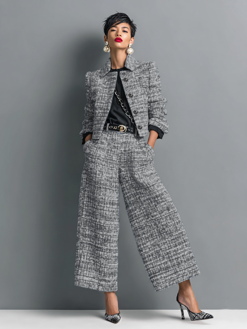 Elegantes Damen Zweiteiler-Set