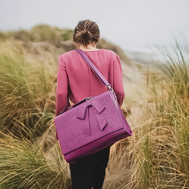 Bernadette - Schleifen-Satchel Handtasche