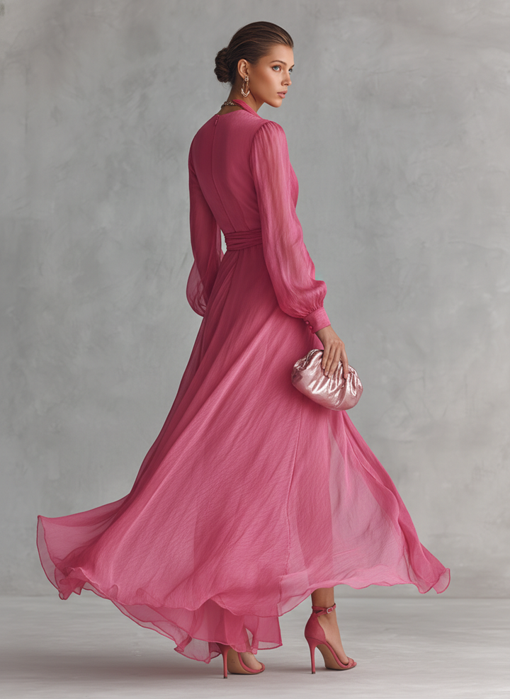 Fiona - Chiffon Kleid