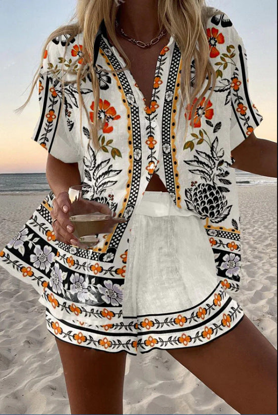 Irella - Leinen-Shorts-Set