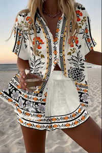 Irella - Leinen-Shorts-Set