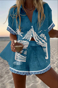 Virina - Leinen-Shorts-Set