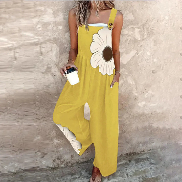 Liesel - Bequeme Bedruckte Latzhose