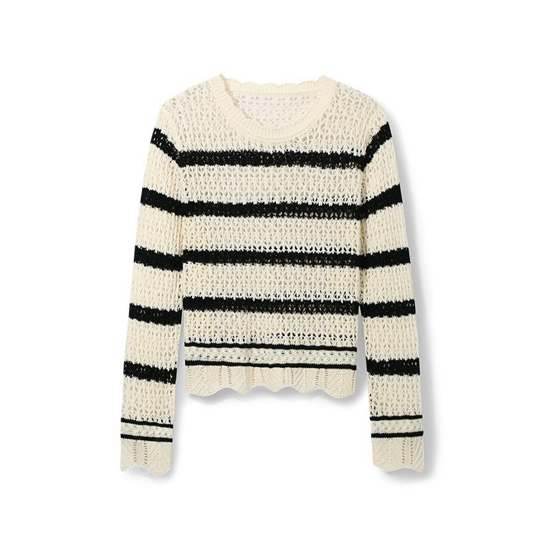 Matilda - Klassischer gestreifter Pullover