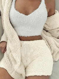 Kuschelige, - weiche Damen Pyjama Set