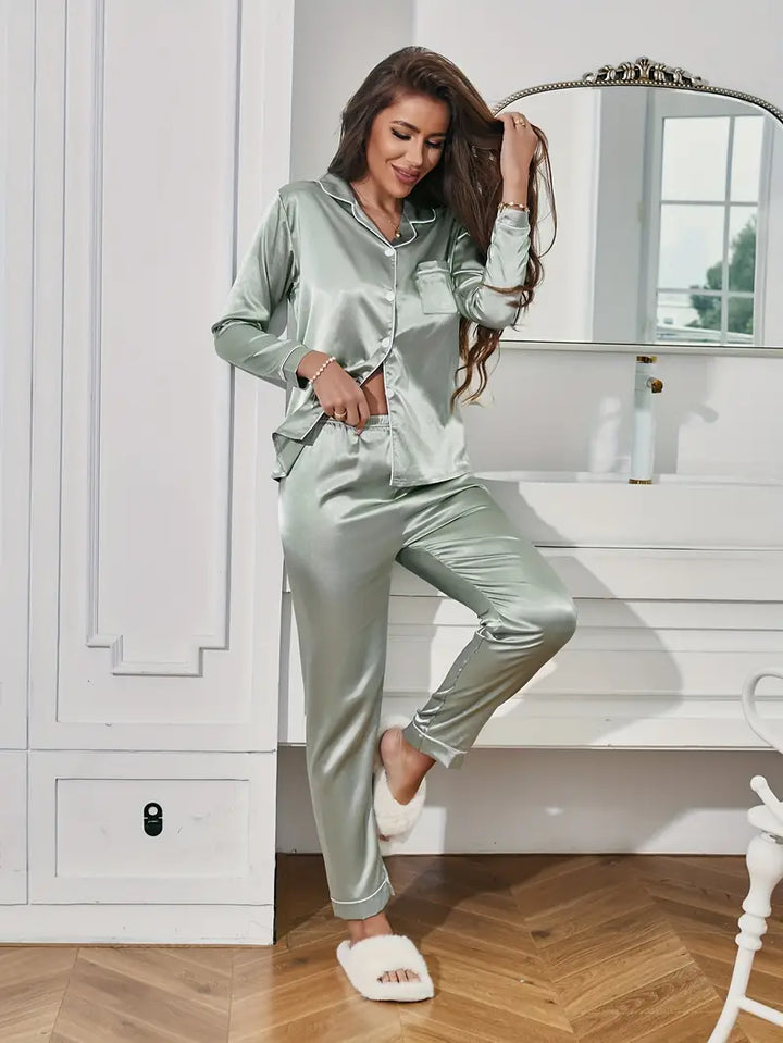 Gertrud - Hochwertiges Pyjama-Set
