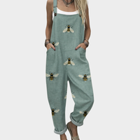 Hannelotte - Bequeme Bedruckte Latzhose