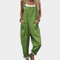 Brunhild - Bequeme Bedruckte Latzhose