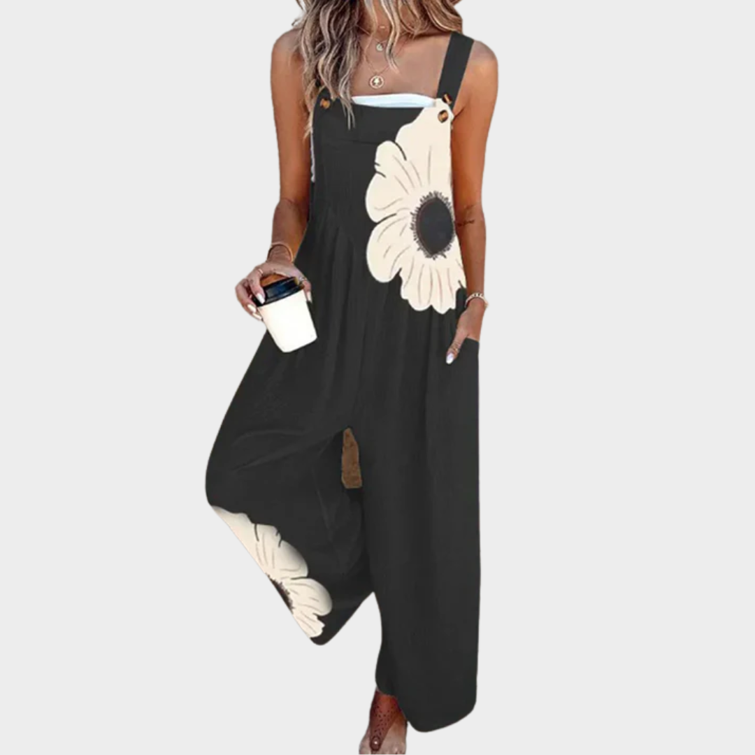 Liesel - Bequeme Bedruckte Latzhose
