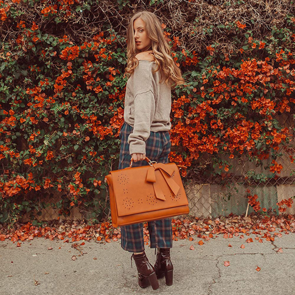 Bernadette - Schleifen-Satchel Handtasche