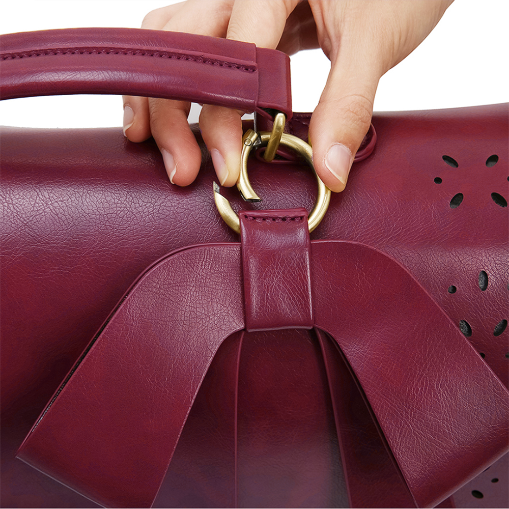 Bernadette - Schleifen-Satchel Handtasche