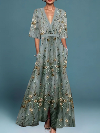 Roos - Klassische Blumenkleid