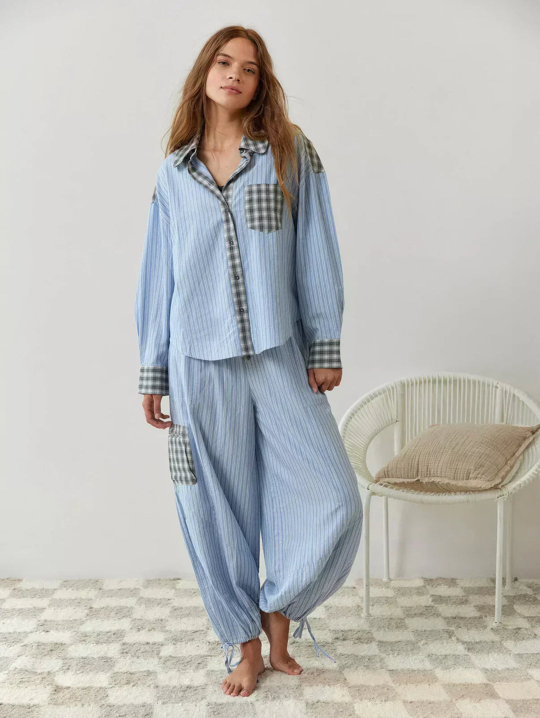 Elegantes Komfort-Pyjama-Set mit stilvollem Design
