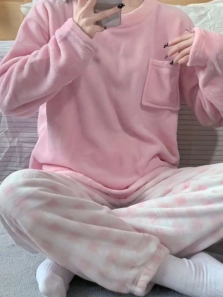 Mathilde - Warmes Pyjama-Set