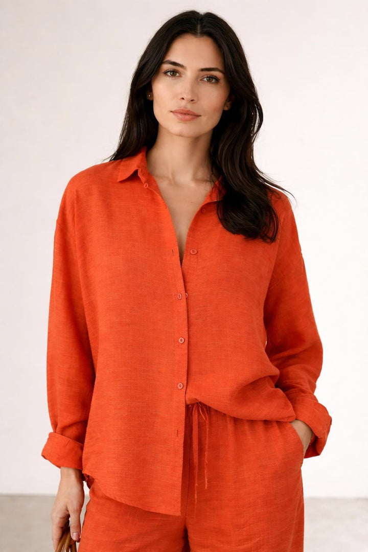 Katja - Damen Leinen-Set