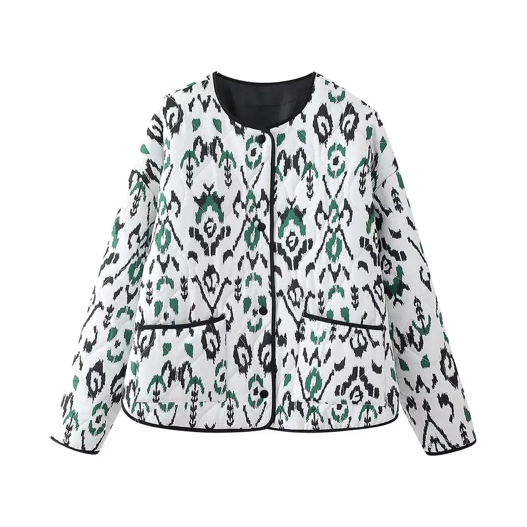 Ingrid - Animal Print Bomberjacken-Serie