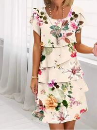 Helena - Elegantes Komfort-Rüschkleid