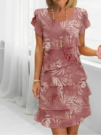 Deborah - Elegantes Komfort-Rüschenkleid