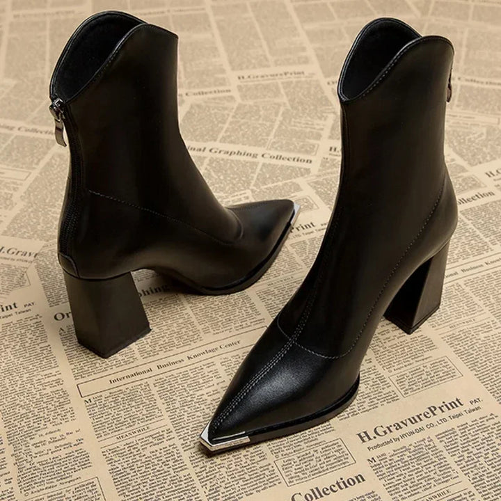 Michaela - Stiefel mit Chromspitze