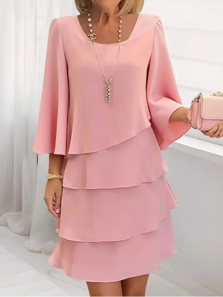 Catherine - Elegantes Komfort-Rüschenkleid