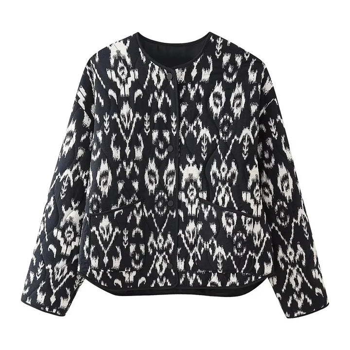 Ingrid - Animal Print Bomberjacken-Serie