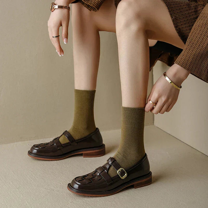 Lumerra - Retro Mary Jane Flats