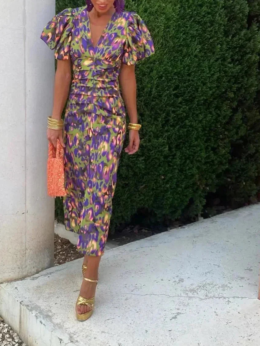 Noor - Halblange Kleid