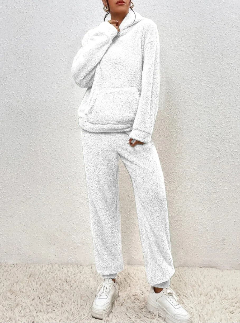 Women's Comfortable Fleece Lounge Set