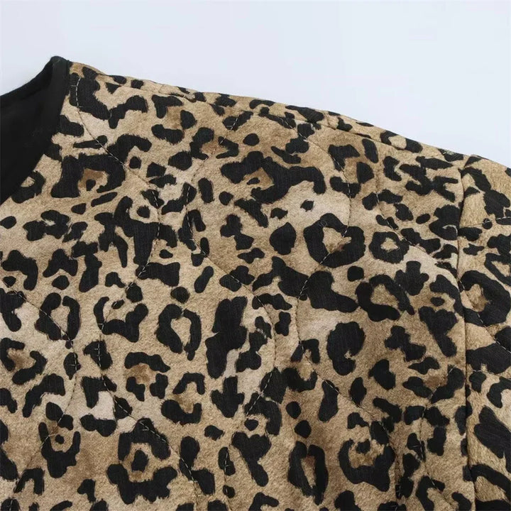 Ingrid - Animal Print Bomberjacken-Serie