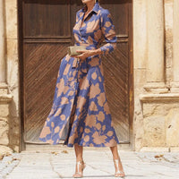 Lynn - Elegantes V-Ausschnitt Kleid