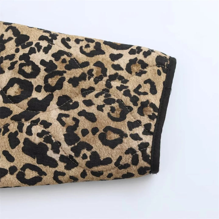 Ingrid - Animal Print Bomberjacken-Serie