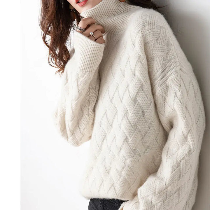 Cherry - Herbstlicher Rollkragenpullover
