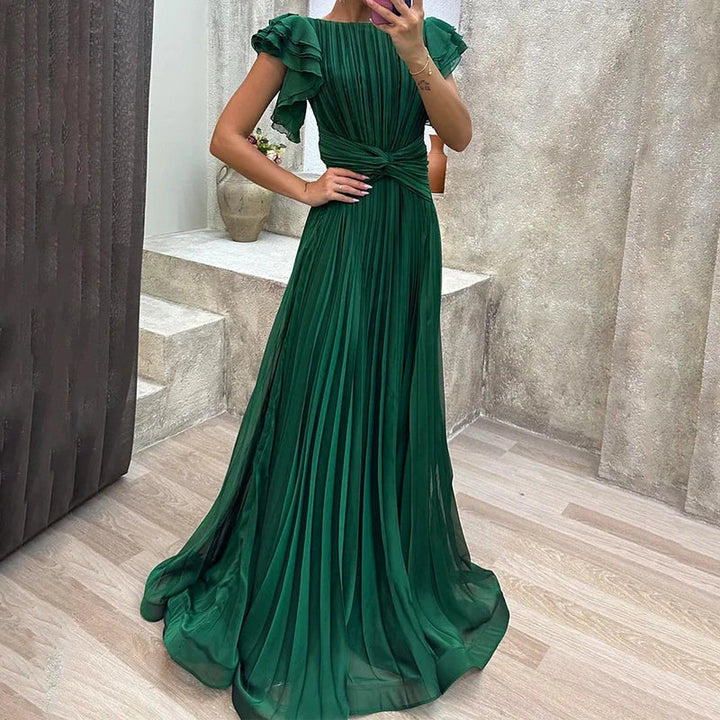 Mud - Elegantes Plissiertes Abendkleid