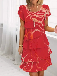 Danielle - Elegantes Komfort-Rüschkleid