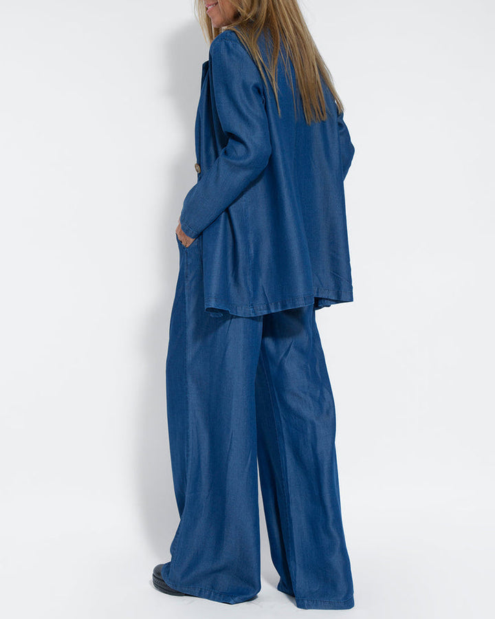 Stella - Damen Elegantes 2-teiliges Leinenset